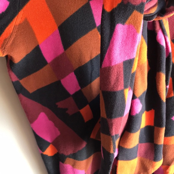 Marc By Marc Jacobs Black and Orange Geometric Cardigan - Picture 3 of 8